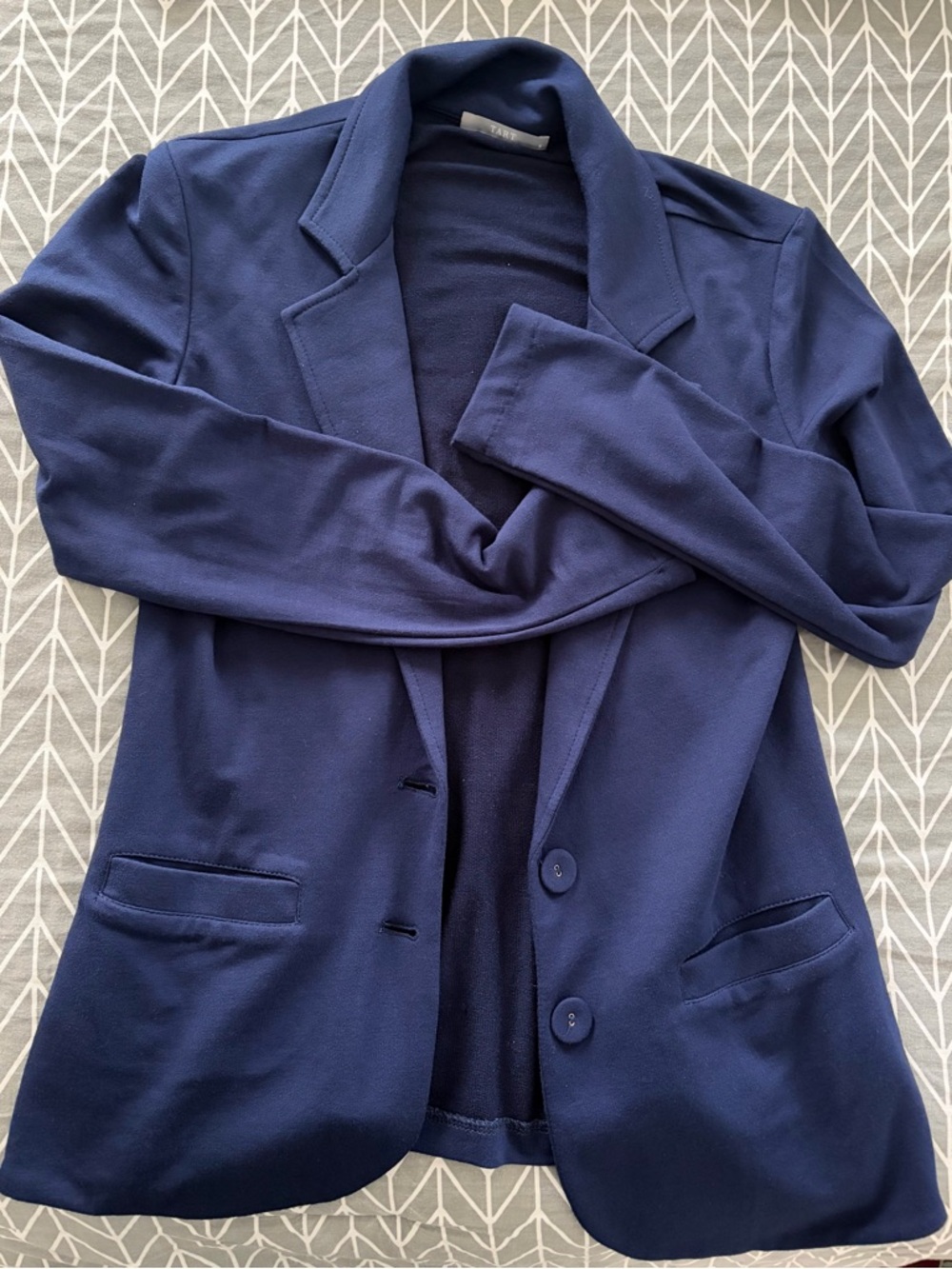 Tart Navy Blue Tailored Blazer Jacket